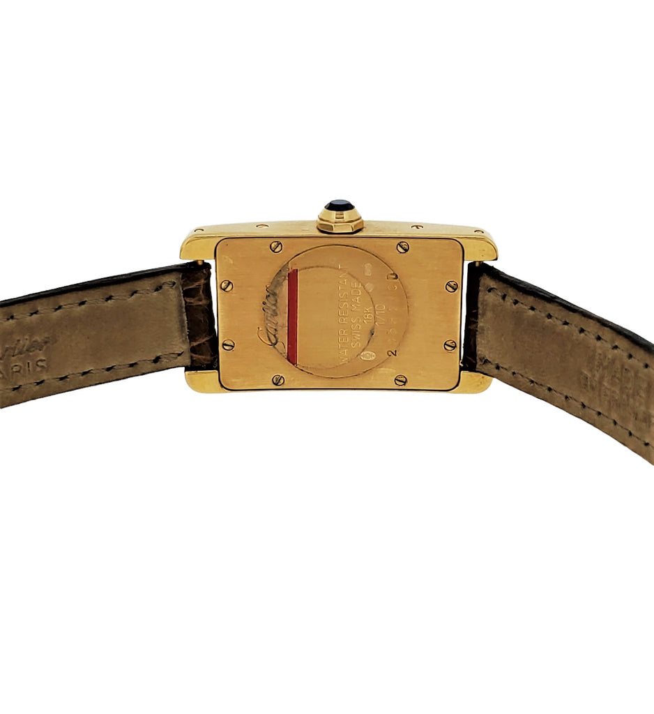 Cartier Tank Americane  MM Unisex 18K ; Discontinued. Circa 1990's
