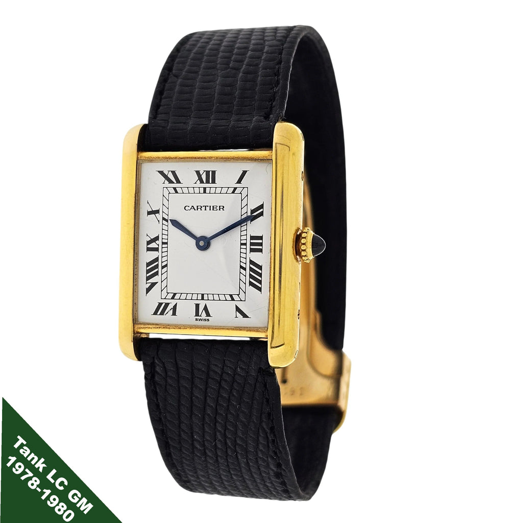 Cartier Paris Classic Tank LC GM Large Tank Watch circa 1975-1978