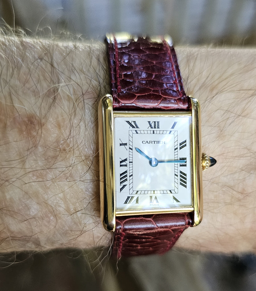Cartier Paris Classic Tank LC GM Large Tank Watch circa 1973-1978
