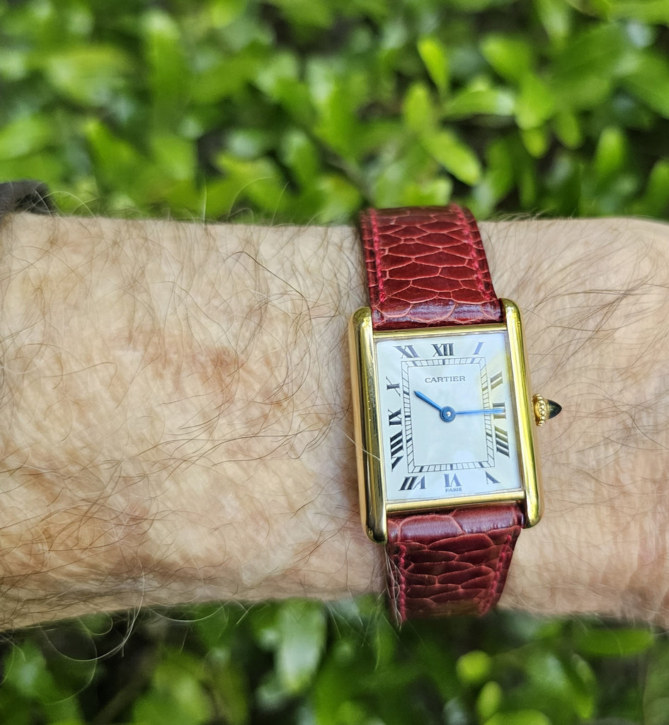Cartier Paris Classic Tank LC GM Large Tank Watch circa 1973-1978