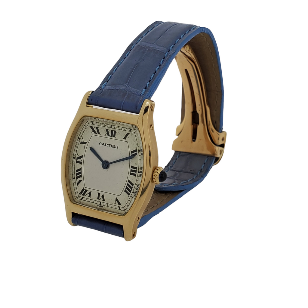 Cartier Paris Vintage Tortue LM, 18K Yellow Gold, Ref. 817248.53; Extra Thin ; Circa 1970's