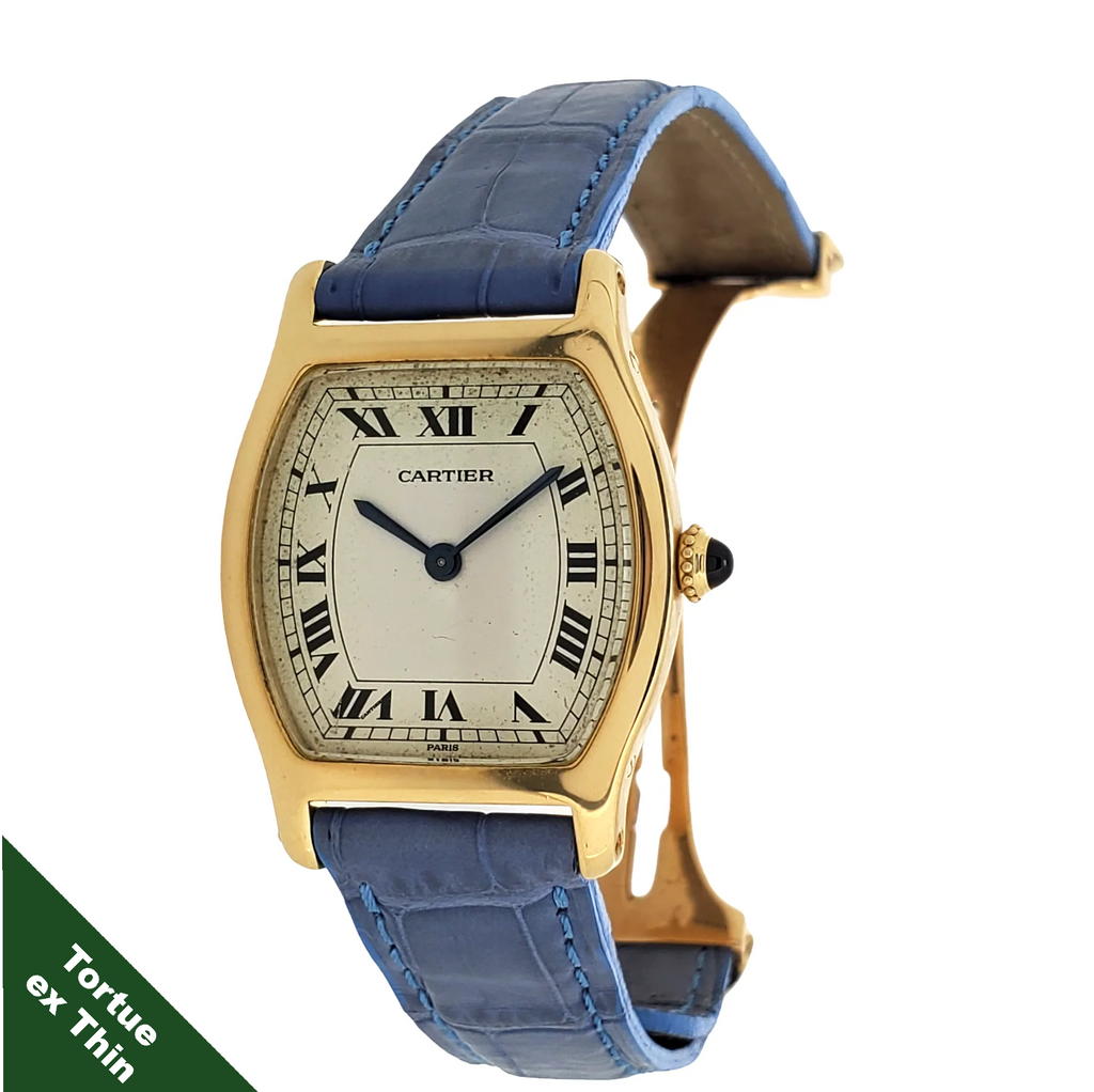 Cartier Paris Vintage Tortue LM, 18K Yellow Gold, Ref. 817248.53; Extra Thin ; Circa 1970's