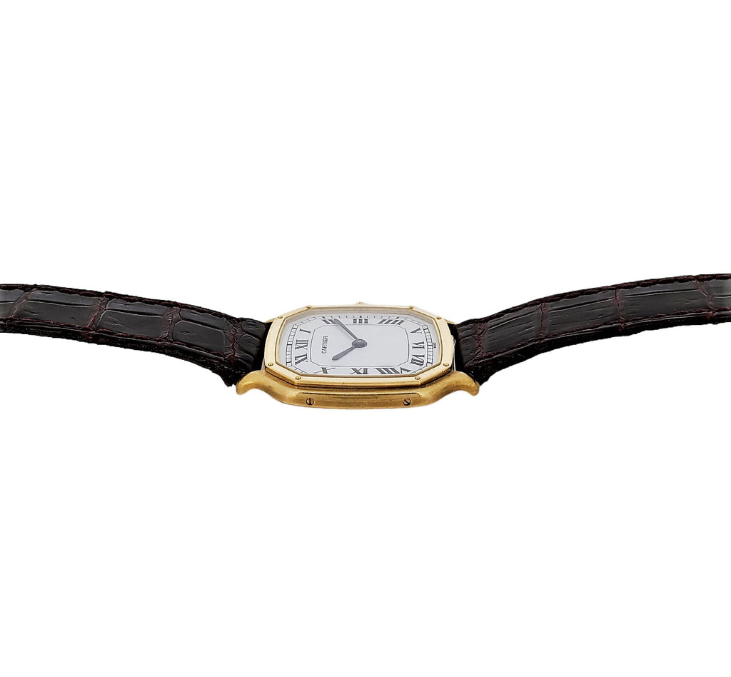 Vintage Cartier Trianon Santos Extra Thin, Large size, Circa 1978-1980