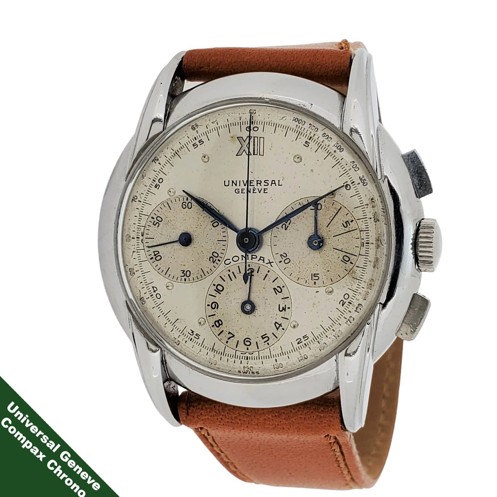 Universal Geneve Stainless Steel Compax Chronograph, Circa 1950's
