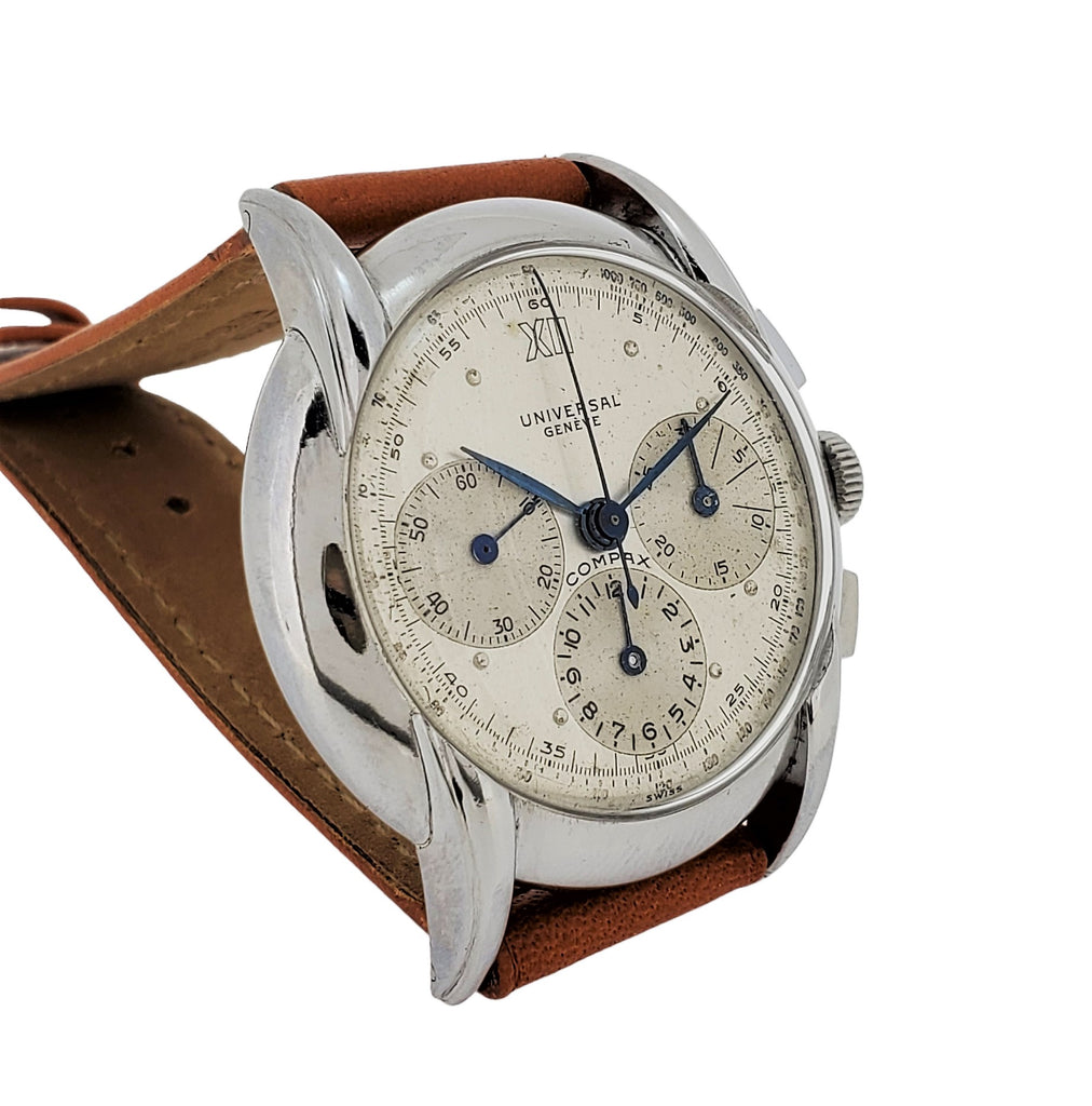 Universal Geneve Stainless Steel Compax Chronograph, Circa 1950's