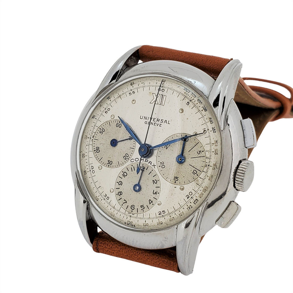 Universal Geneve Stainless Steel Compax Chronograph, Circa 1950's