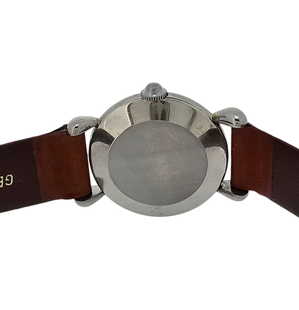 Vacheron Constatin 5387A Stainless Steel Tear Drop Lugs Watch-Unisex- Circa 1940's