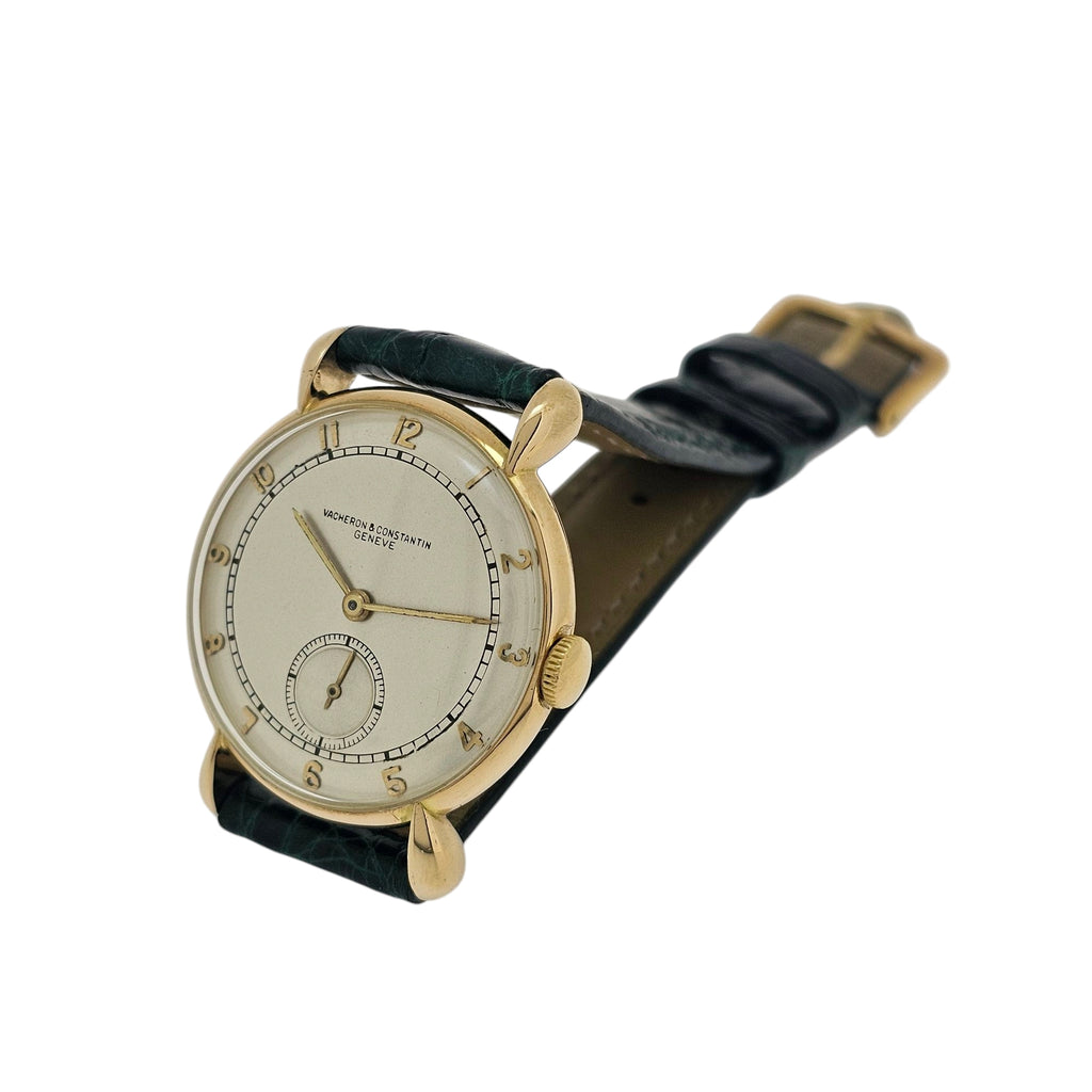 Vacheron Constatin 4126J 14K yellow gold 30mm Tear Drop Lugs; Circa 1940's