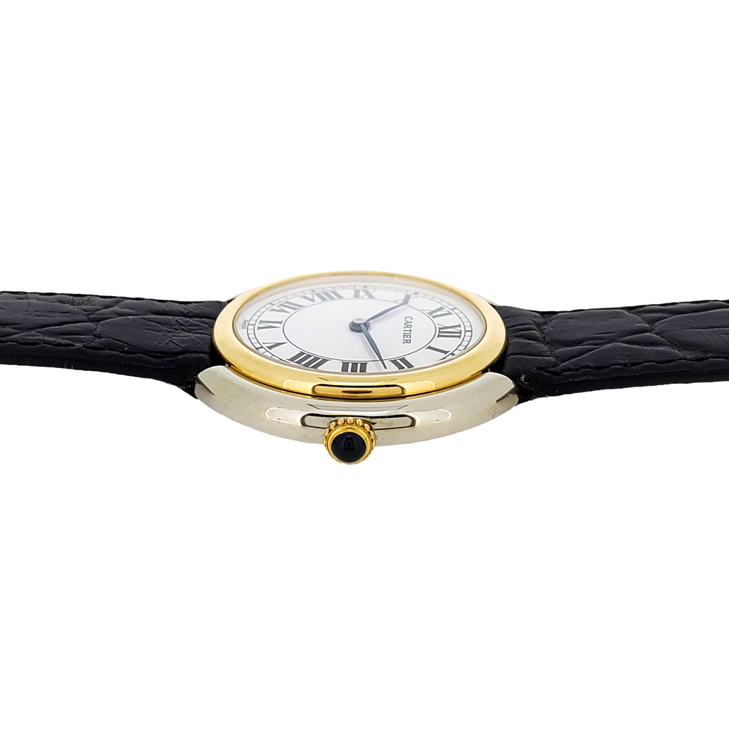 Cartier Paris Vendome LC 2-Tone Large Watch 34mm Manual wind ,Circa 1973-1976