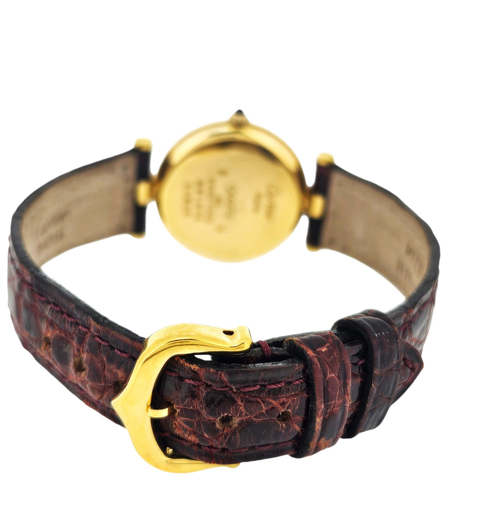 Carter Paris Vendome LC Watch pm Small,  18K yellow gold. Ref. W15042.  Cirica 1980'S