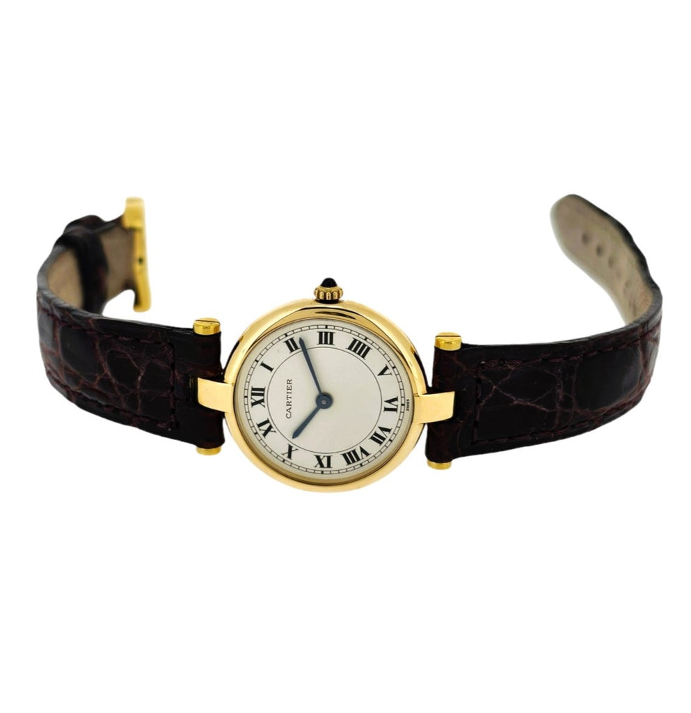 Carter Paris Vendome LC Watch pm Small,  18K yellow gold. Ref. W15042.  Cirica 1980'S