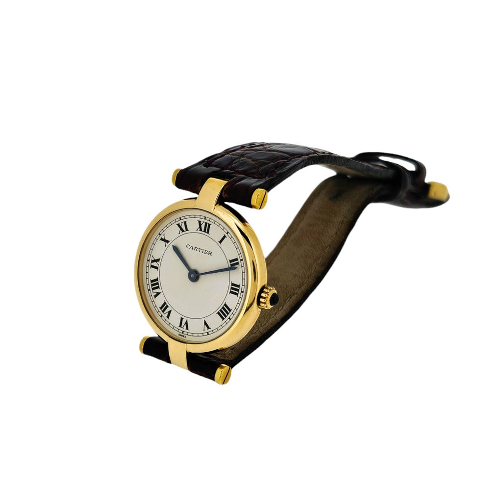 Carter Paris Vendome LC Watch pm Small,  18K yellow gold. Ref. W15042.  Cirica 1980'S