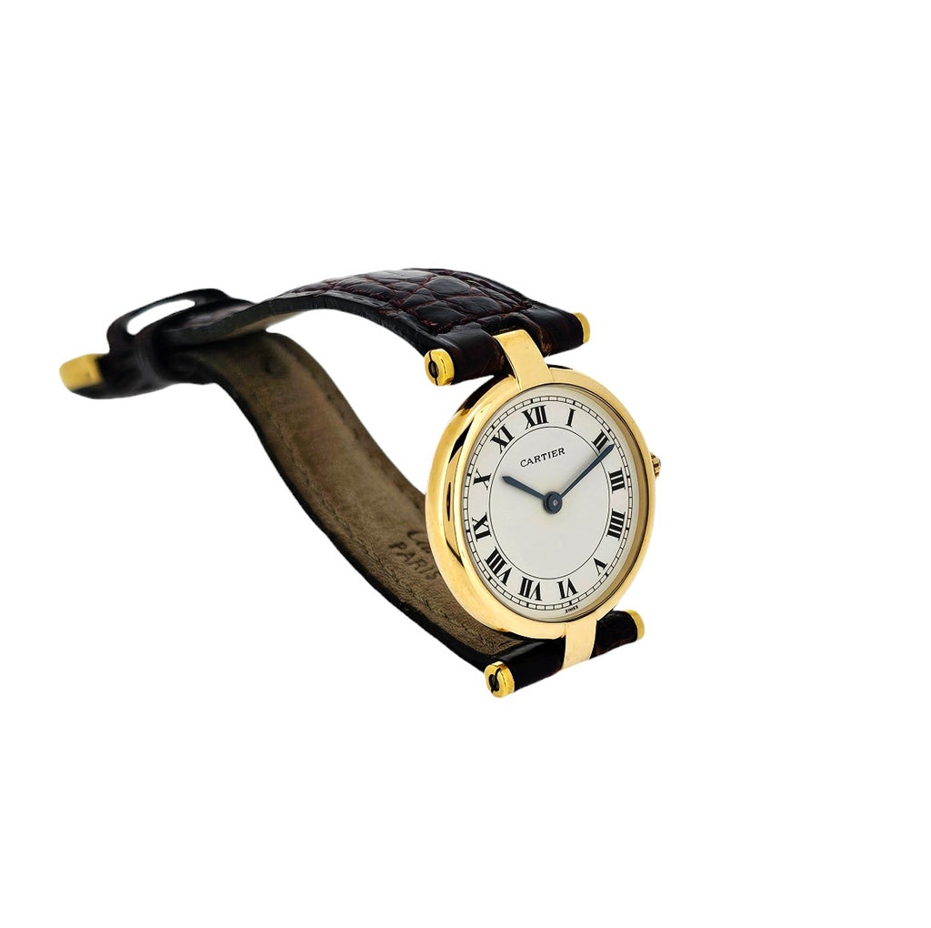 Carter Paris Vendome LC Watch pm Small,  18K yellow gold. Ref. W15042.  Cirica 1980'S