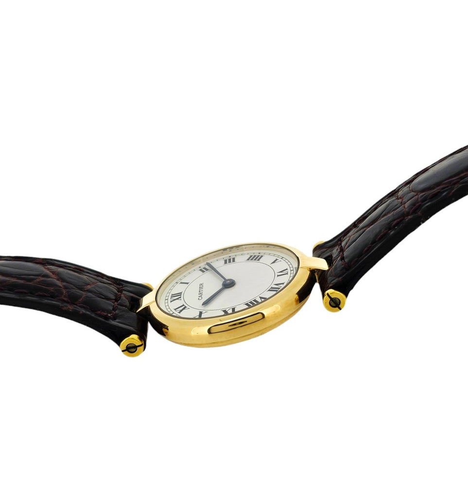 Carter Paris Vendome LC Watch pm Small,  18K yellow gold. Ref. W15042.  Cirica 1980'S