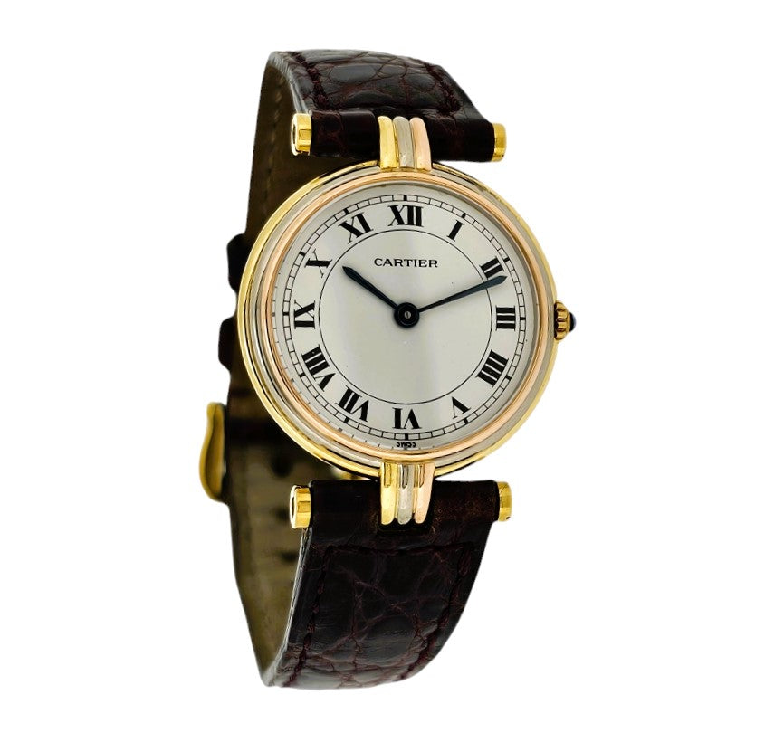 Carter Paris Vendome LC Trinity Watch Medium size,  Ref. 11034.  Cirica 1980'S