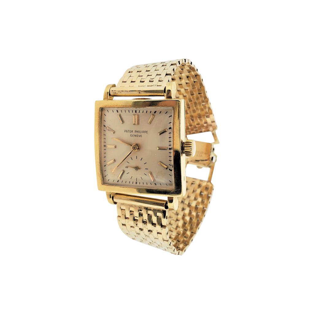 Patek Philippe 1431J Vintage Square Shape Unisex  with Bracelet, Circa 1951