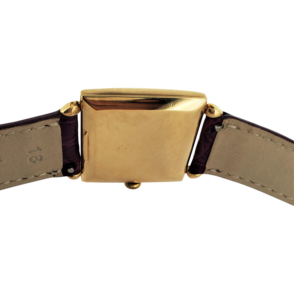 Patek Philippe 1432J Vintage Square Shape Art Deco Unisex Watch With Tear Drop Lugs Circa 1944