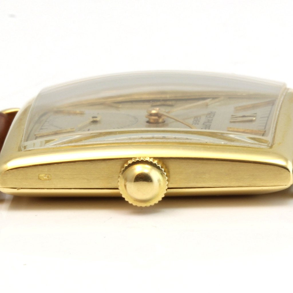 Patek Philippe 1432J Vintage Square Shape Art Deco Unisex Watch With Tear Drop Lugs Circa 1944