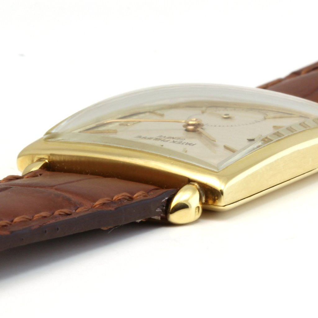 Patek Philippe 1432J Vintage Square Shape Art Deco Unisex Watch With Tear Drop Lugs Circa 1944