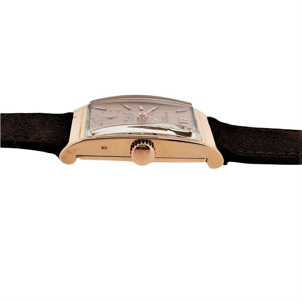 Patek Philippe 1442R Vintage Art Deco Rose gold Watch, Retailed by Brock & Co. Circa 1944