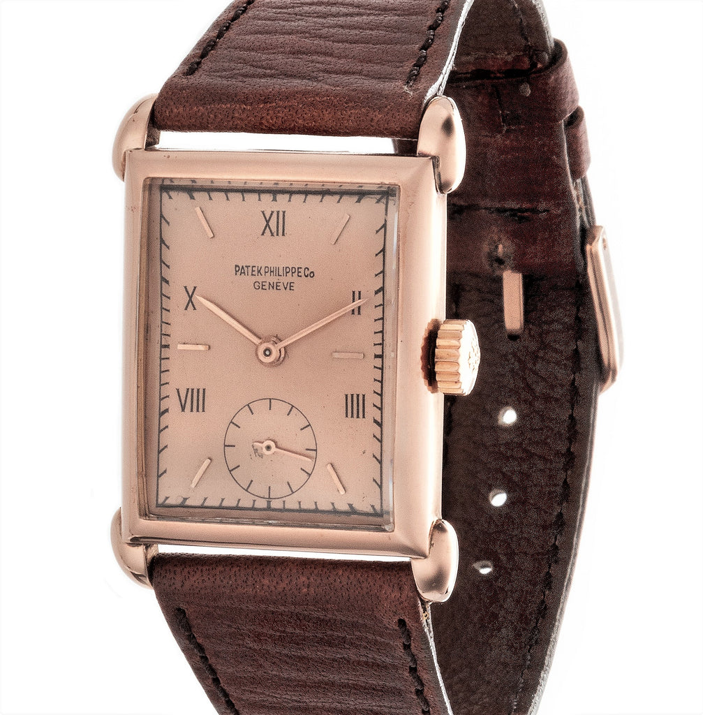 Patek Philippe 1530R Rectangular Tear Drop Lug Watch