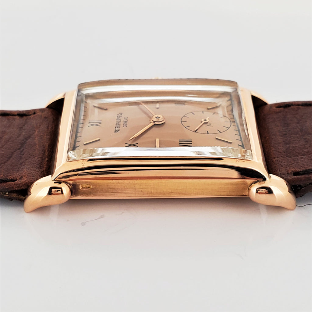 Patek Philippe 1530R Rectangular Tear Drop Lug Watch