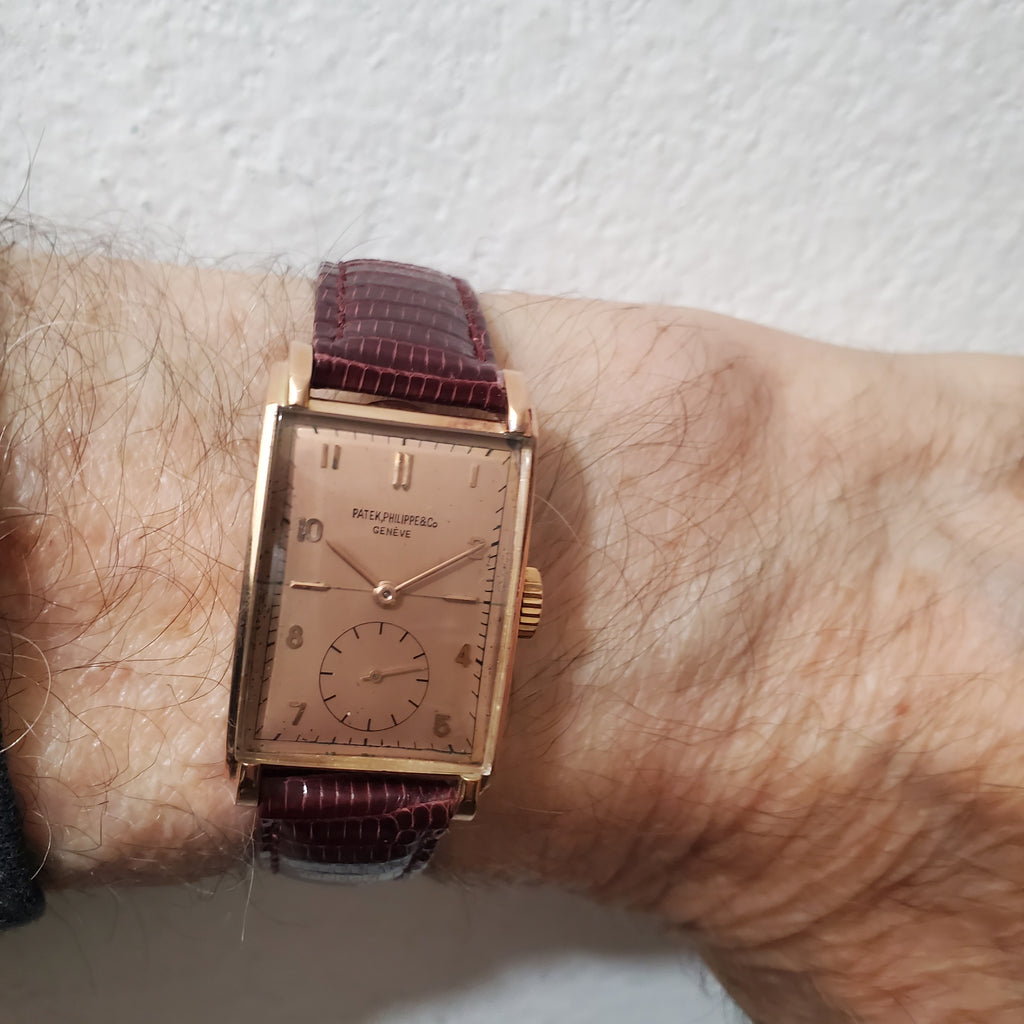 Patek Philippe 1559R, Rose Gold, Original Certificate Not Polished, Circa 1947