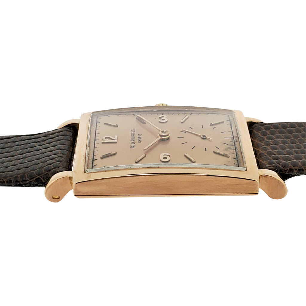 Patek Philippe 1564R Large Rectangular Pink On Pink Watch circa 1944