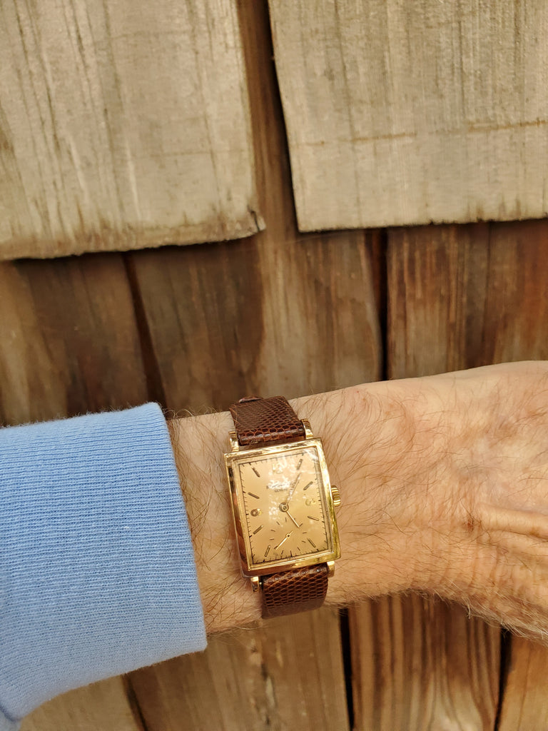 Patek Philippe 1564R Large Rectangular Watch circa 1942-1943.