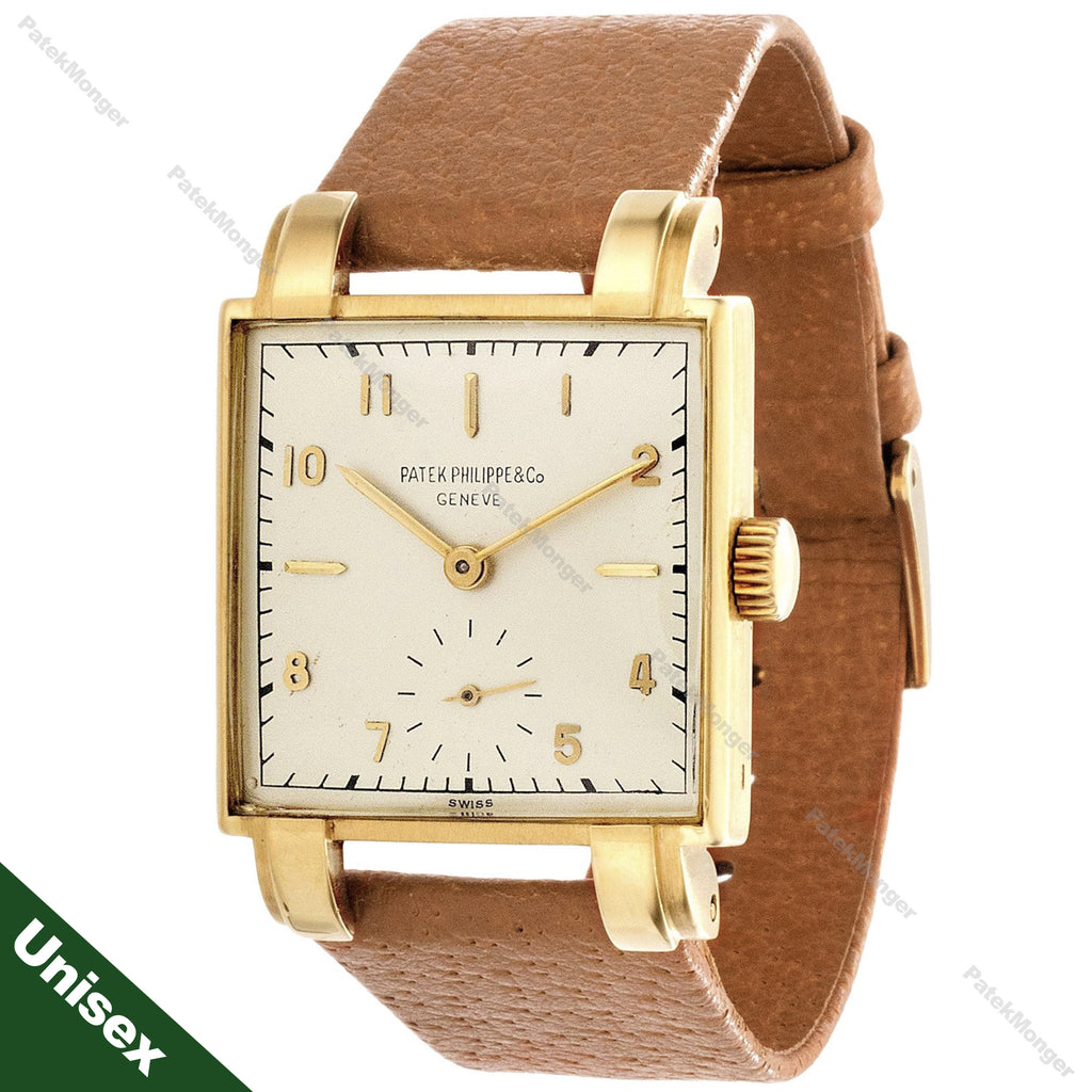 Patek Philippe 1566J Vintage Square Unisex Watch Circa 1947