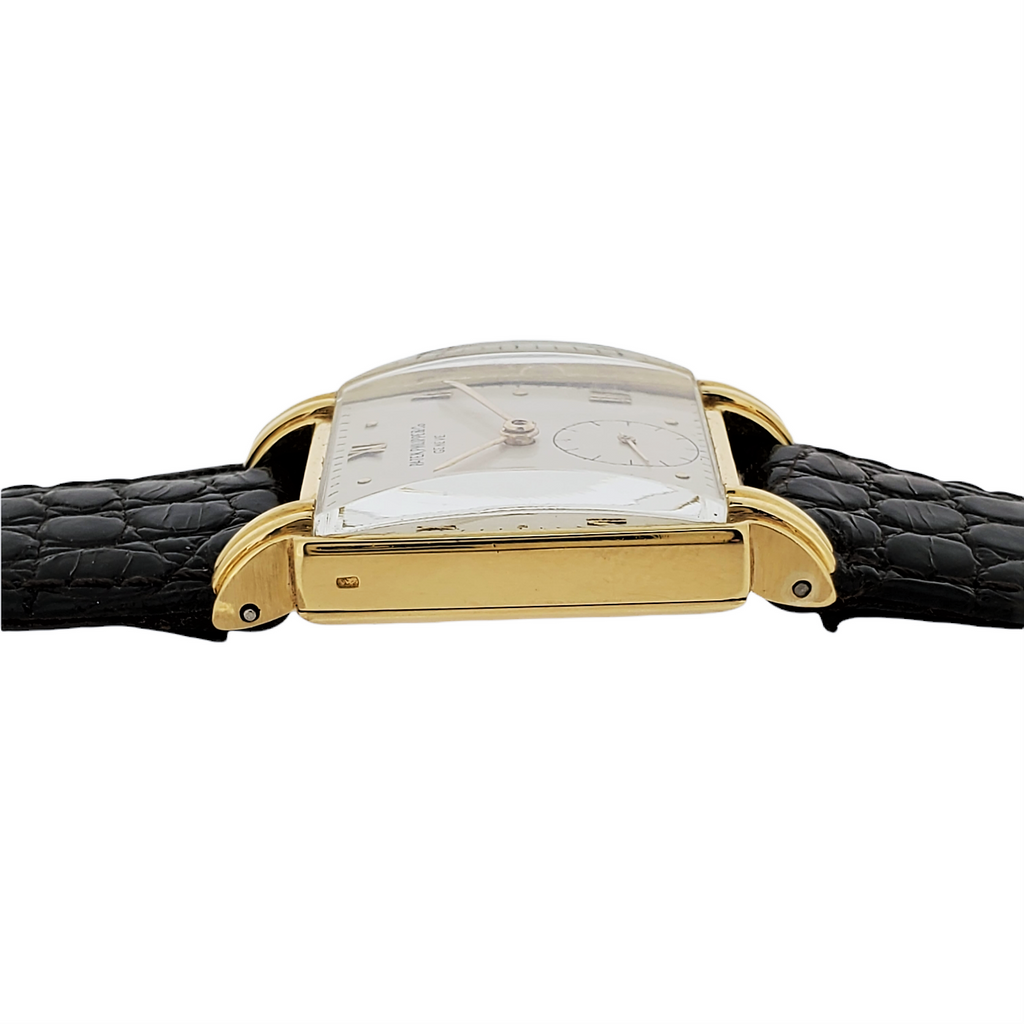 Patek Philippe 1567J Vintage Square Watch with Fluted Lugs, Circa 1943