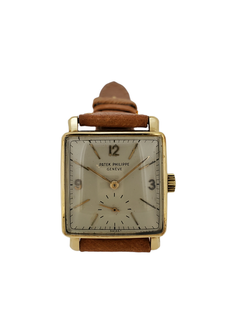 Patek Philippe 1574J Early vintage square watch; Circa 1948-1949