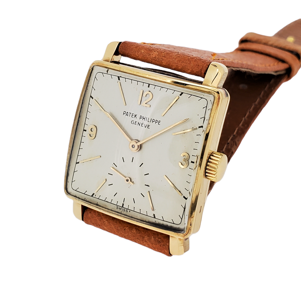 Patek Philippe 1574J Early vintage square watch; Circa 1948-1949