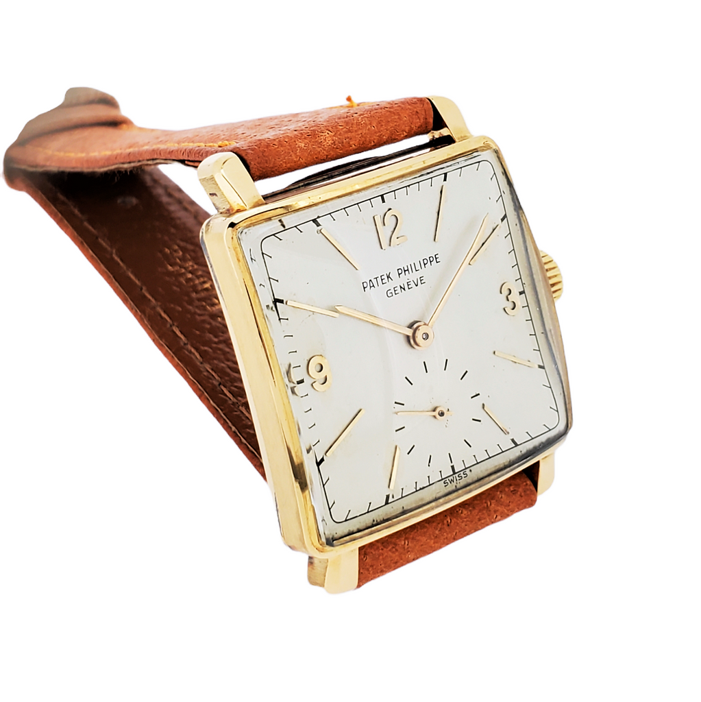 Patek Philippe 1574J Early vintage square watch; Circa 1948-1949