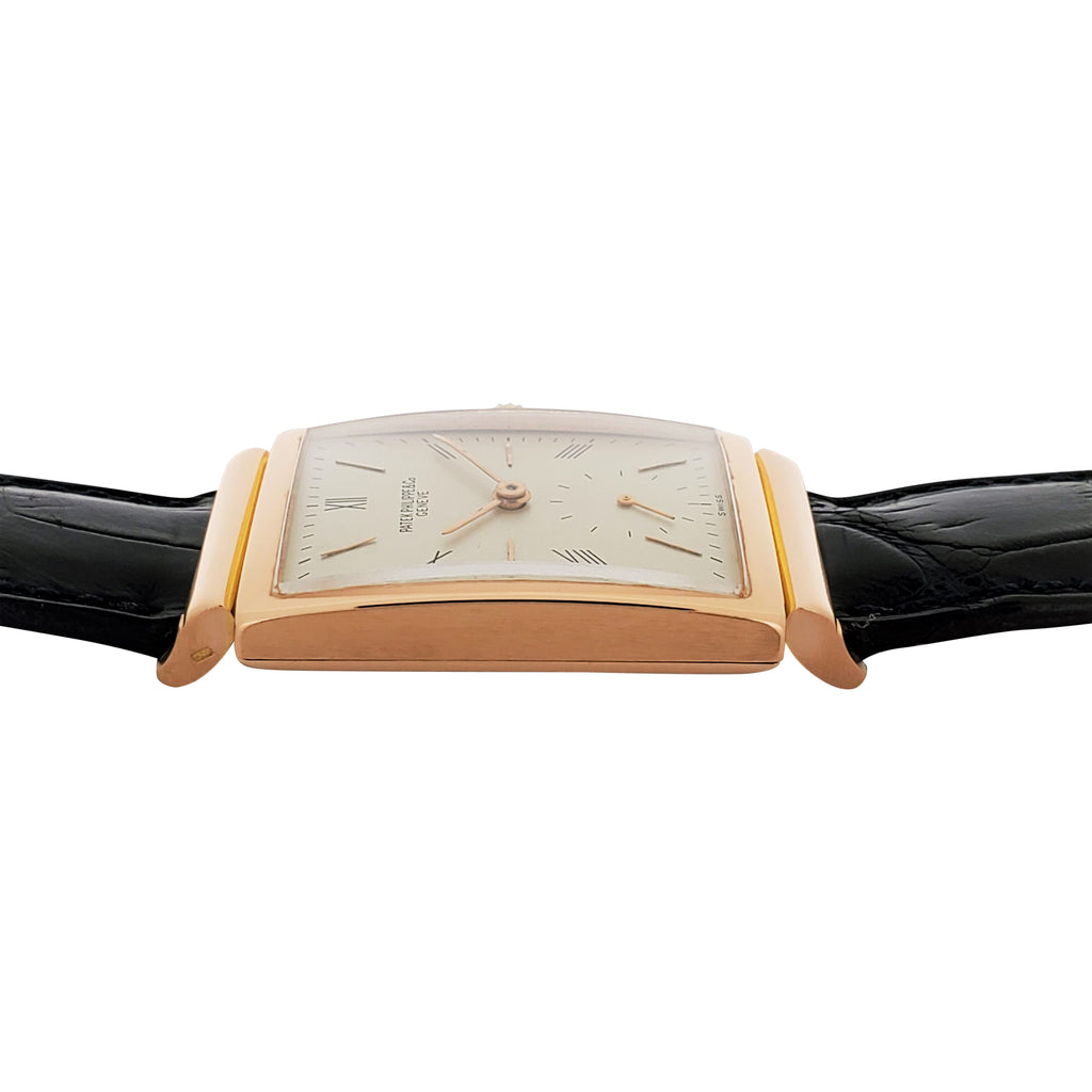 Patek Philippe 1577R Vintage Rectangular Rose gold Watch Circa 1949