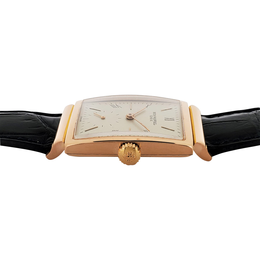 Patek Philippe 1577R Vintage Rectangular Rose gold Watch Circa 1949