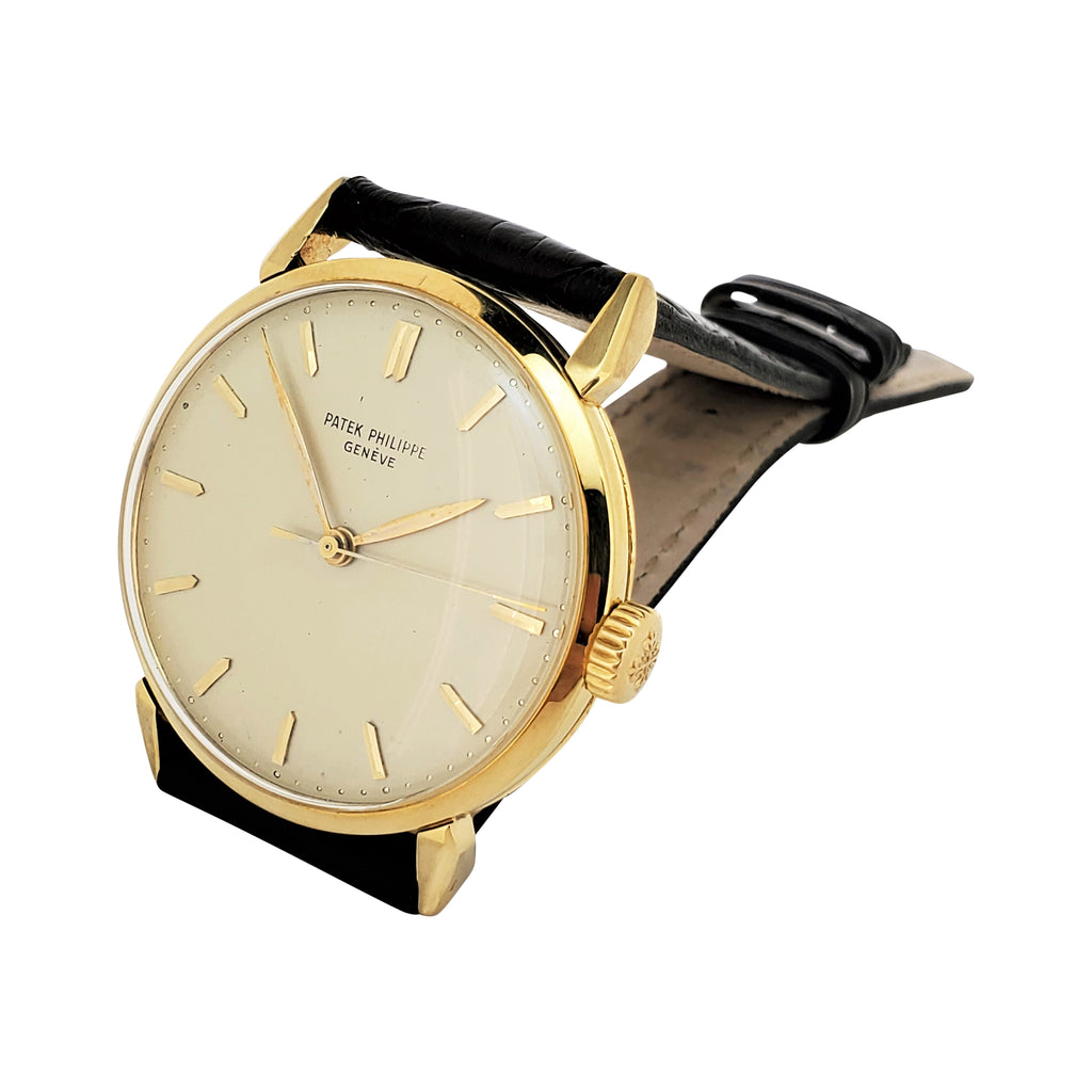 Patek Philippe 1578J Vintage Calatrava Watch 36mm with "Spider Lugs" Circa 1956