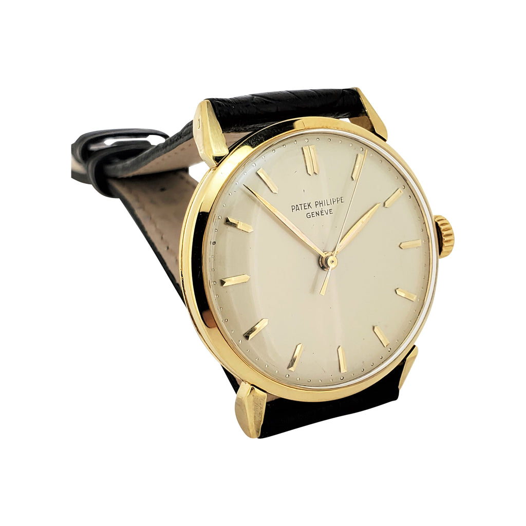 Patek Philippe 1578J Vintage Calatrava Watch 36mm with "Spider Lugs" Circa 1956