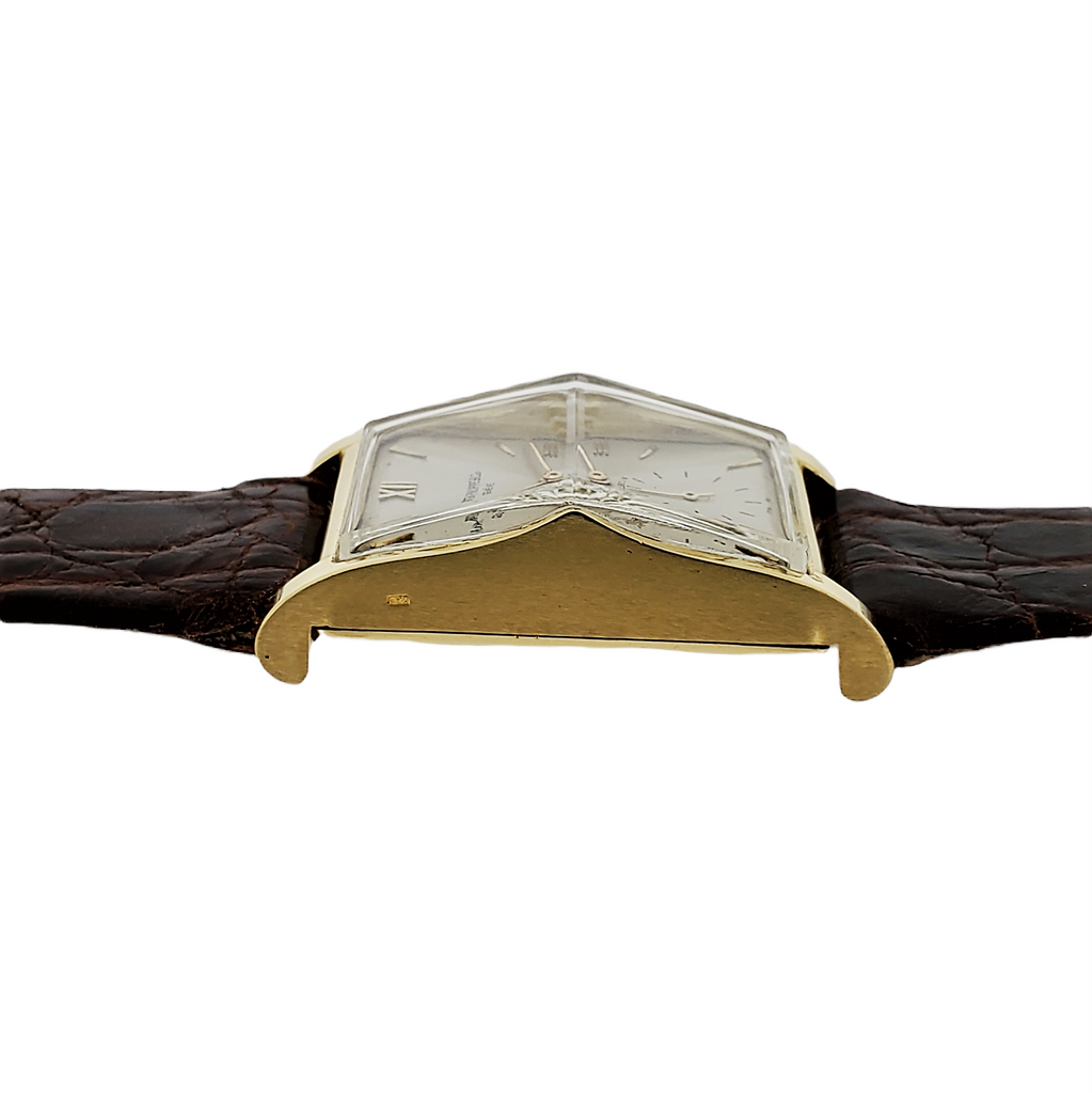 Patek Philippe 1588J; Vintage Architectural Rectangular watch, Circa 1946