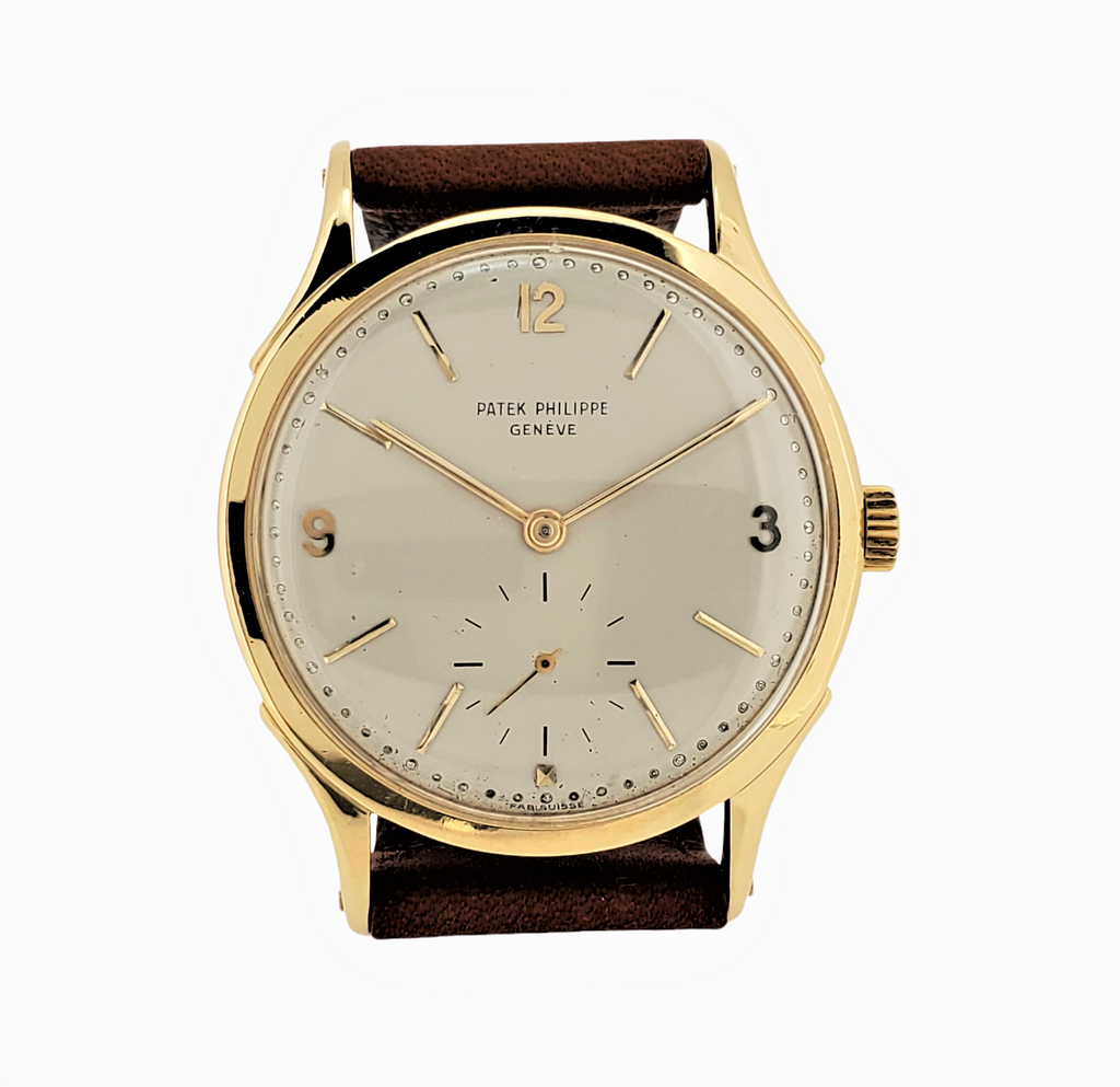 Patek Philippe 1589J Vintage 36mm Calatrava Watch Circa 1948