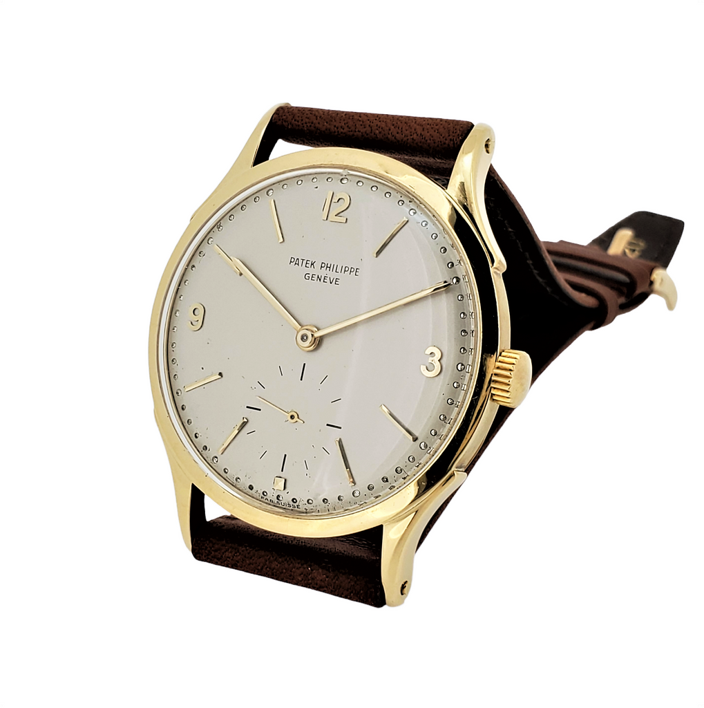 Patek Philippe 1589J Vintage 36mm Calatrava Watch Circa 1948