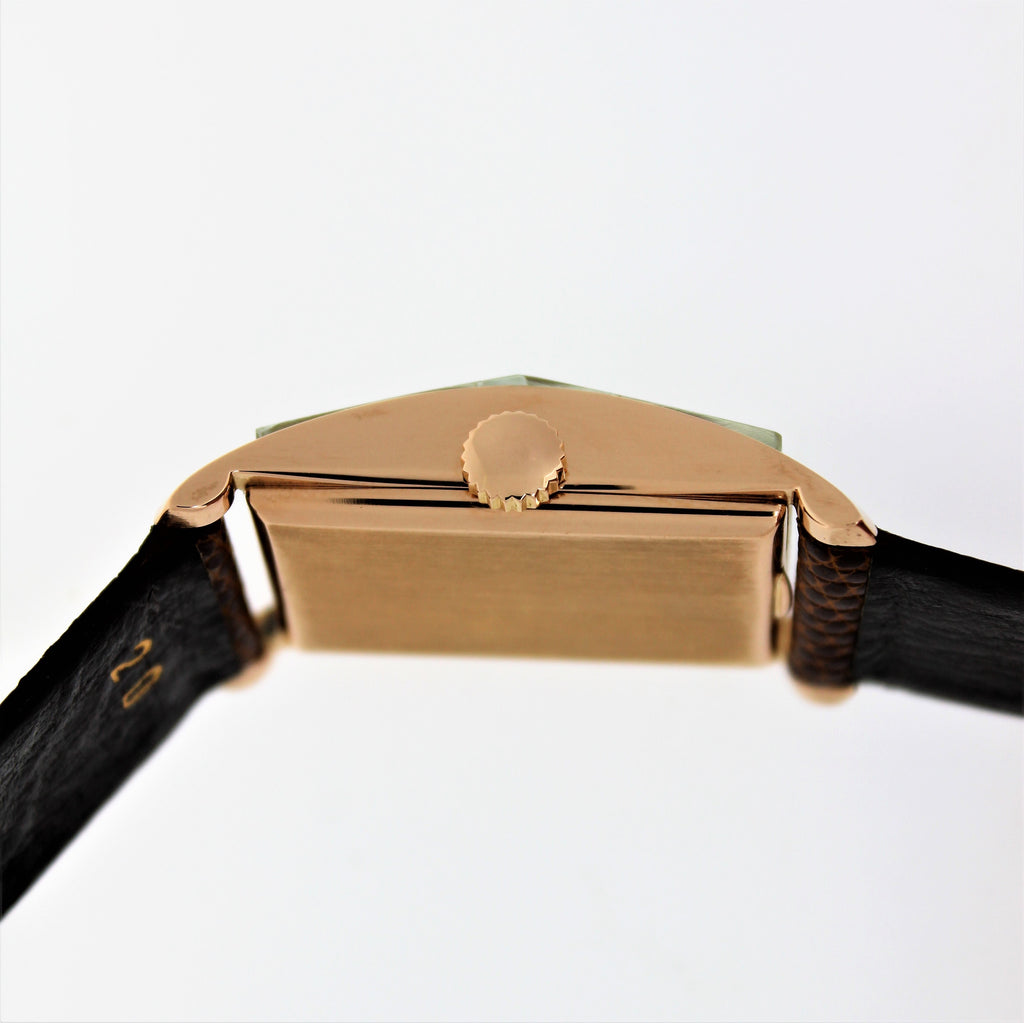 Patek Philippe 1593R "Hour Glass" in 18K Rose Gold Wristwatch, Circa 1949