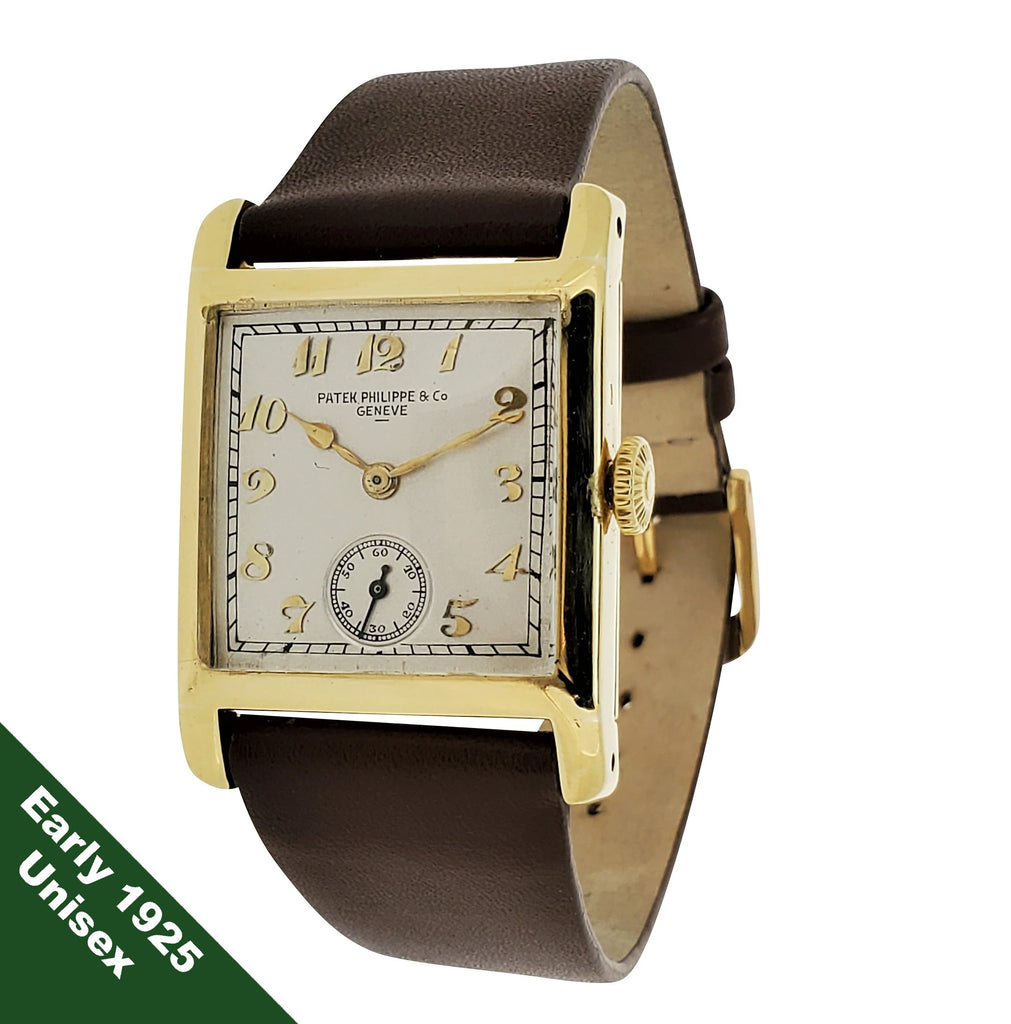Patek Philippe Antique Vintage Early Art Deco Unisex Watch Breguet Dial Circa 1925