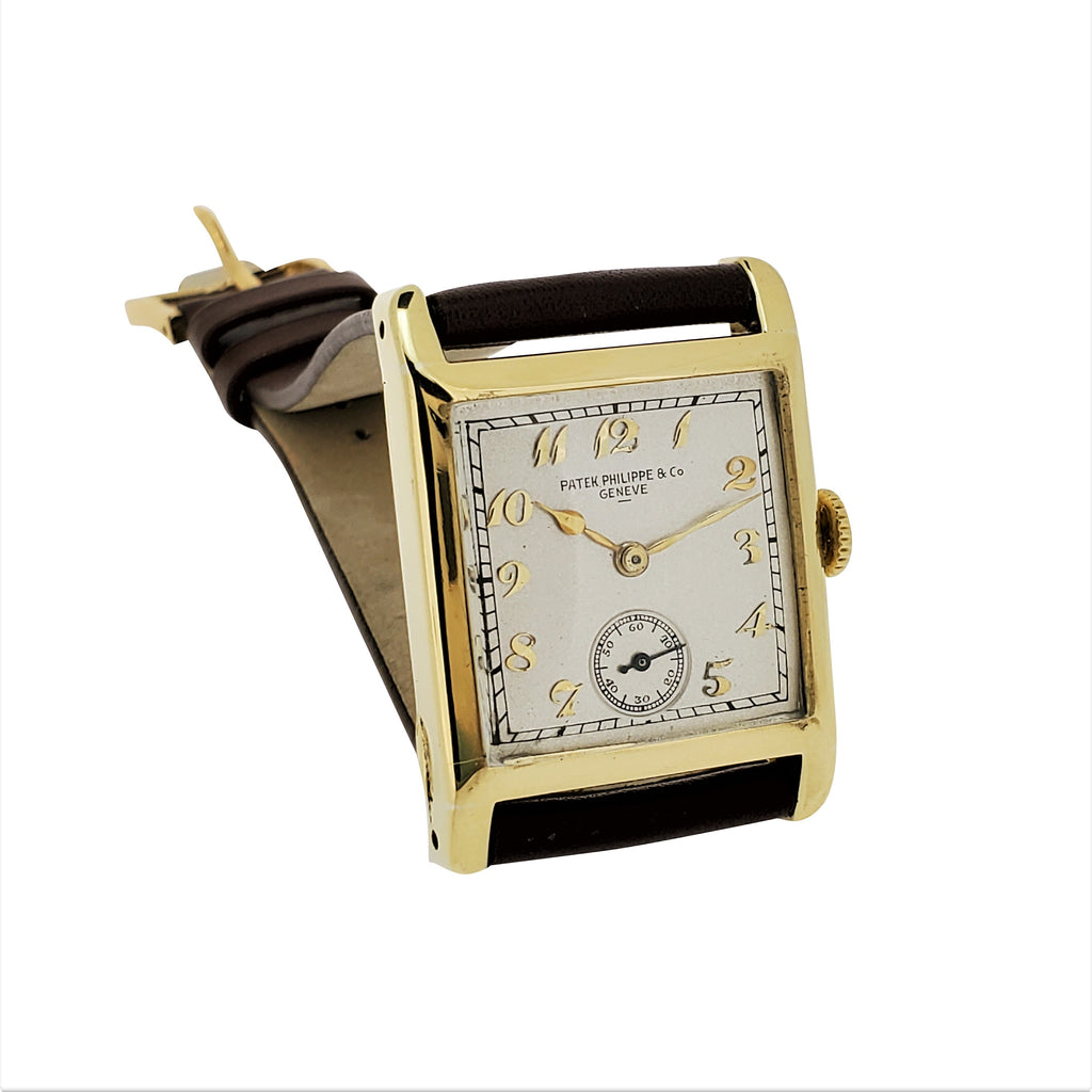Patek Philippe Antique Vintage Early Art Deco Unisex Watch Breguet Dial Circa 1925