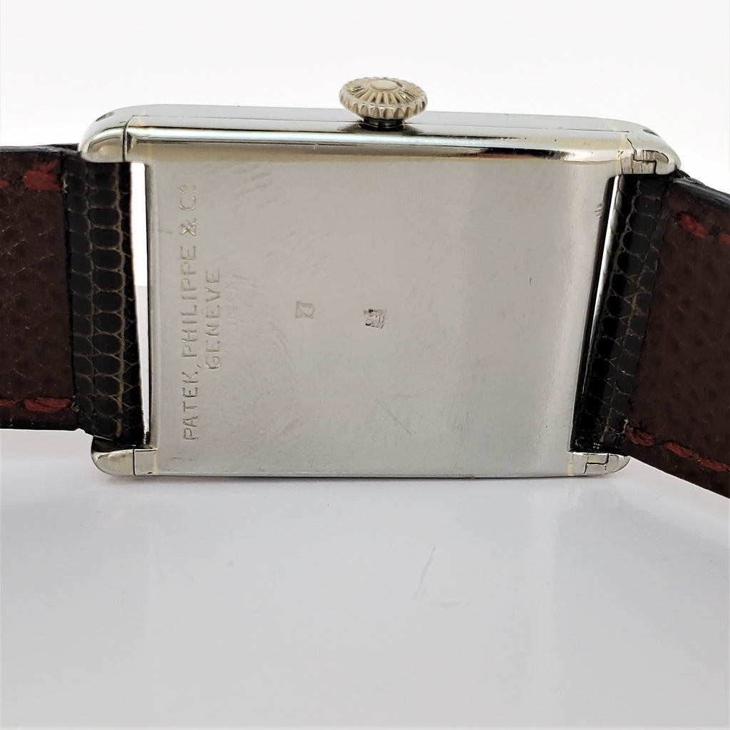 Patek Philippe Early Hinged White Gold Art Deco Watch Circa 1926