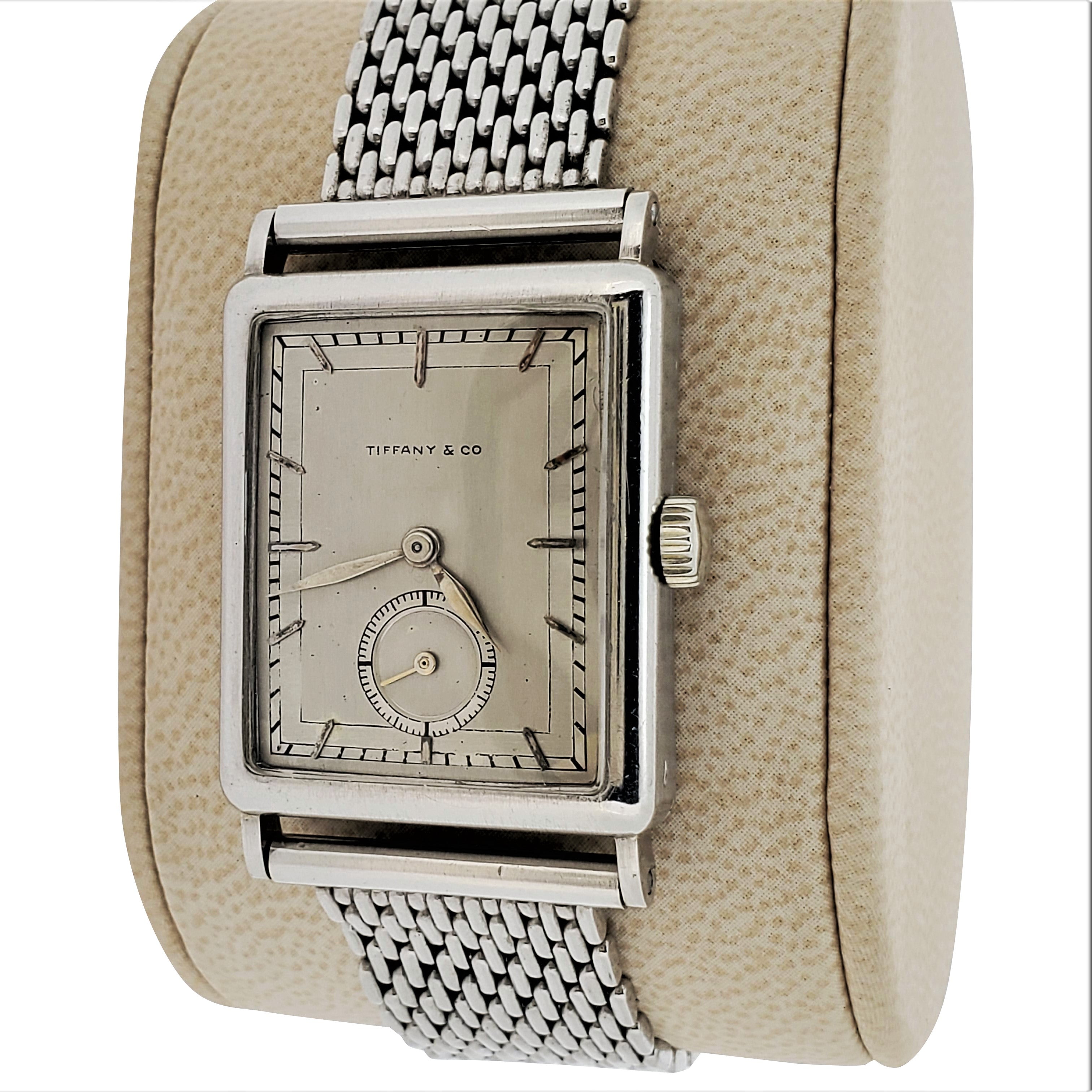 Patek Philippe Tiffany & Co. Early Platinum Art Deco Rectangular Tank –  PatekMonger