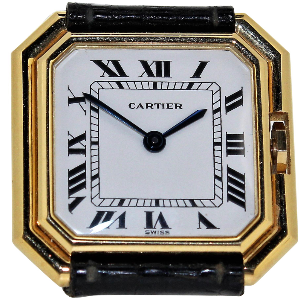 Vintage Ladies Cartier Paris Centure,  Ladies Small size Watch  Circa 1975-1980