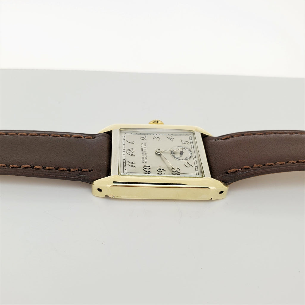 Patek Philippe 45JG Tank Style Art Deco Watch Circa 1926
