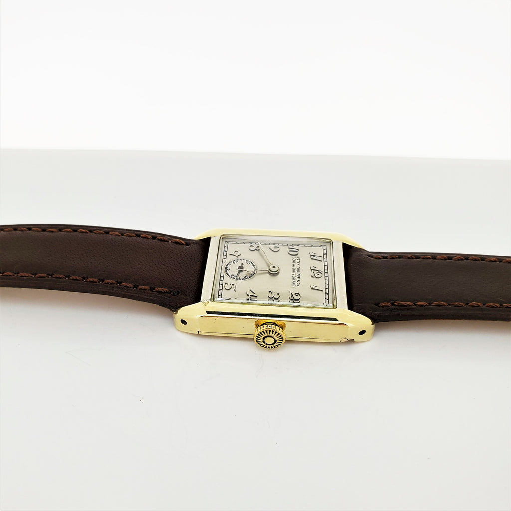 Patek Philippe 45JG Tank Style Art Deco Watch Circa 1926