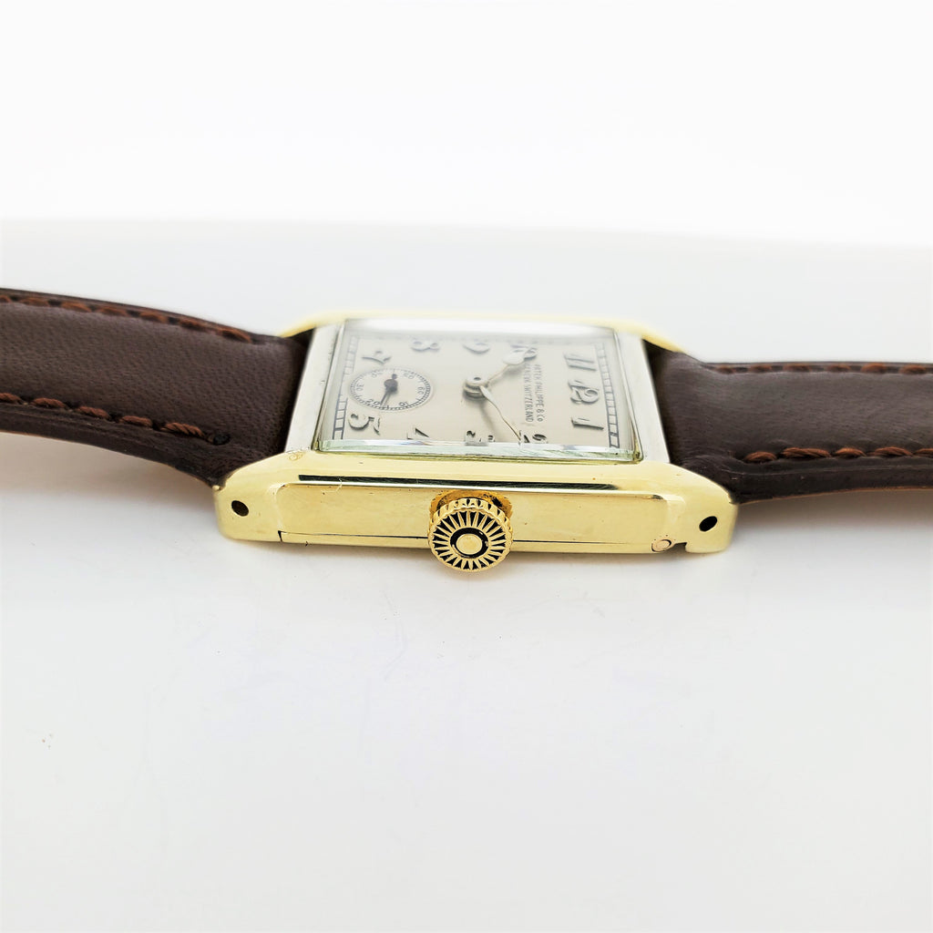 Patek Philippe 45JG Tank Style Art Deco Watch Circa 1926